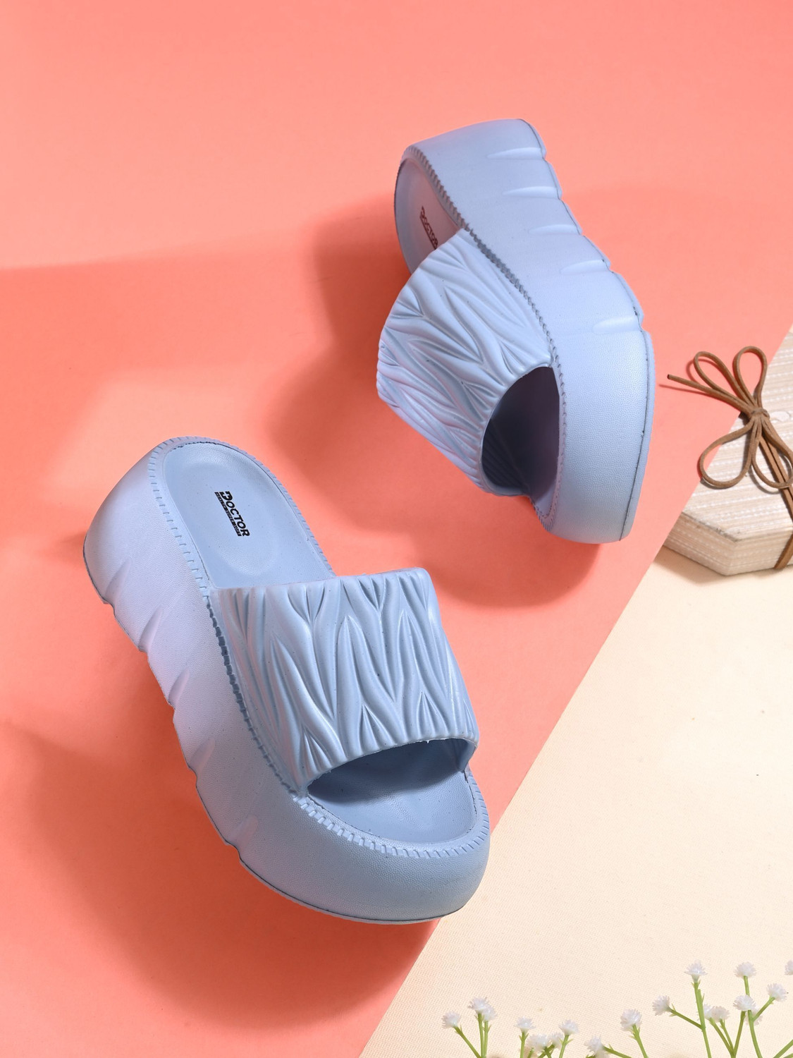 Image of Doctor Health Super Soft Women Soft Comfort Slippers for Women |Orthopedic Support, Anti Skid, Daily Wear Slippers