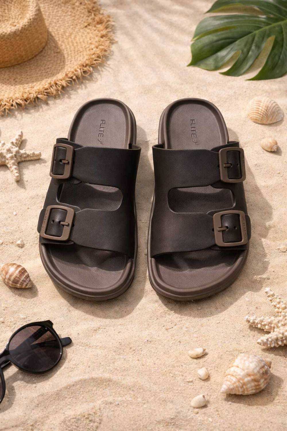 FLITE Men Slides Brown