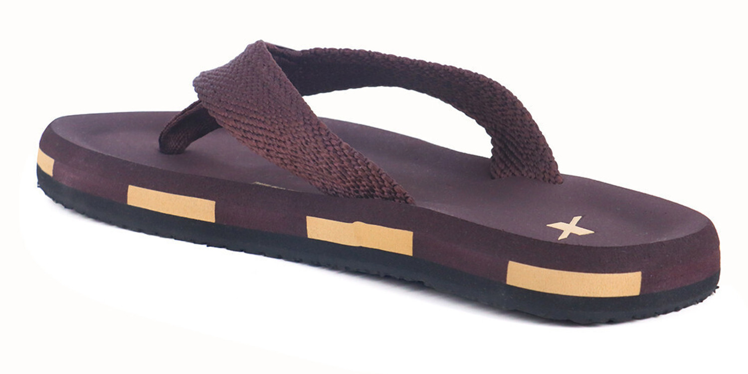 Image of Sparx Men Flip Flops (Brown, Brown, 7)
