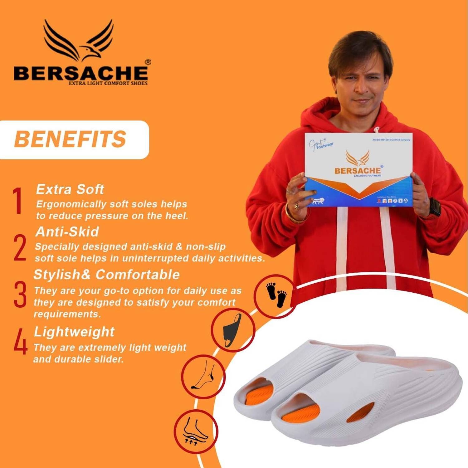 BERSACHE Men Slides - Image 2
