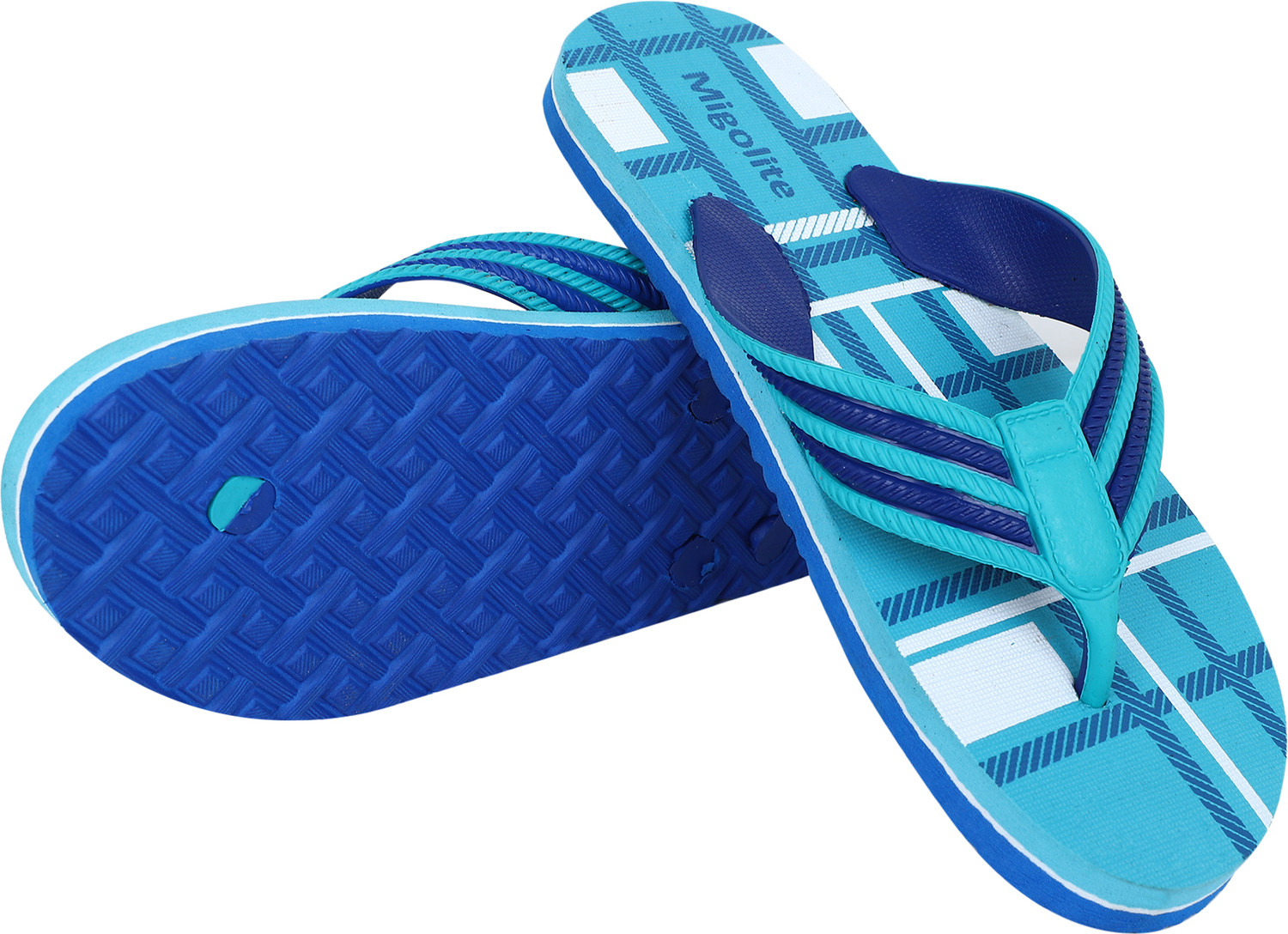Image of MIGOLITE Men Migolite Men s Stylish Checked Flip Flops Soft Sole Casual Comfort Slippers