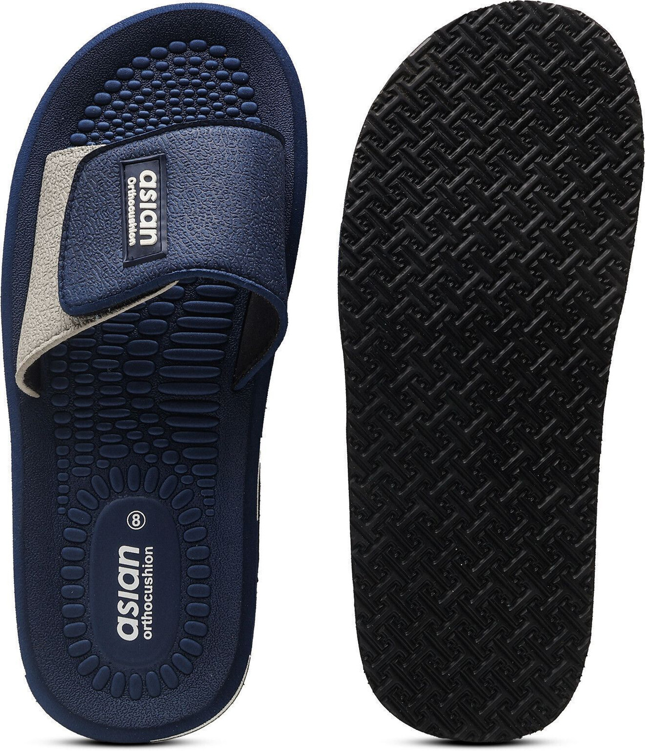 Image of asian Men Doctor Soft Cushion Slippers for Men | Ultra Soft Comfort with Arch Support Slides