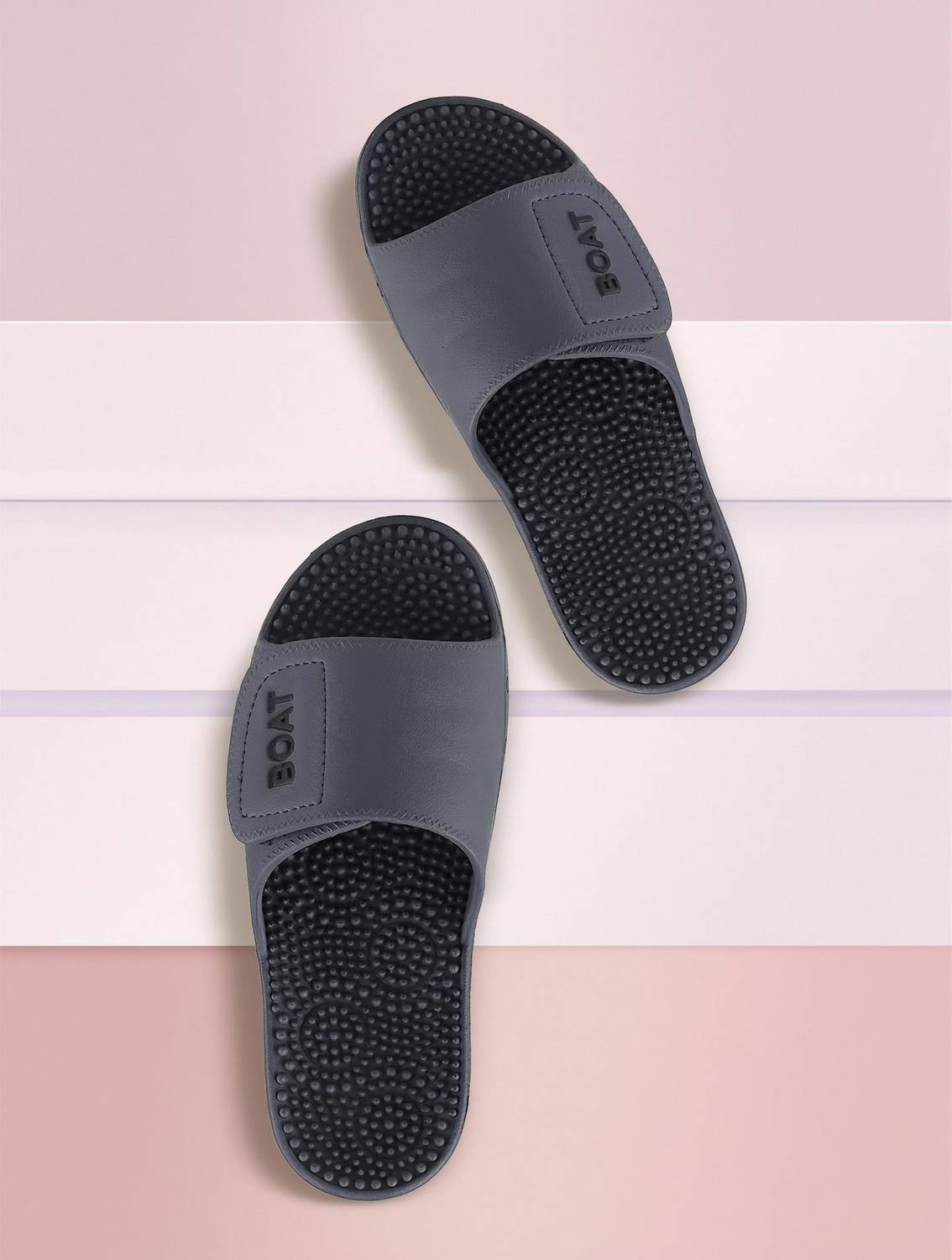 City Soles Men Accupressure Slip-On Slides - Image 1