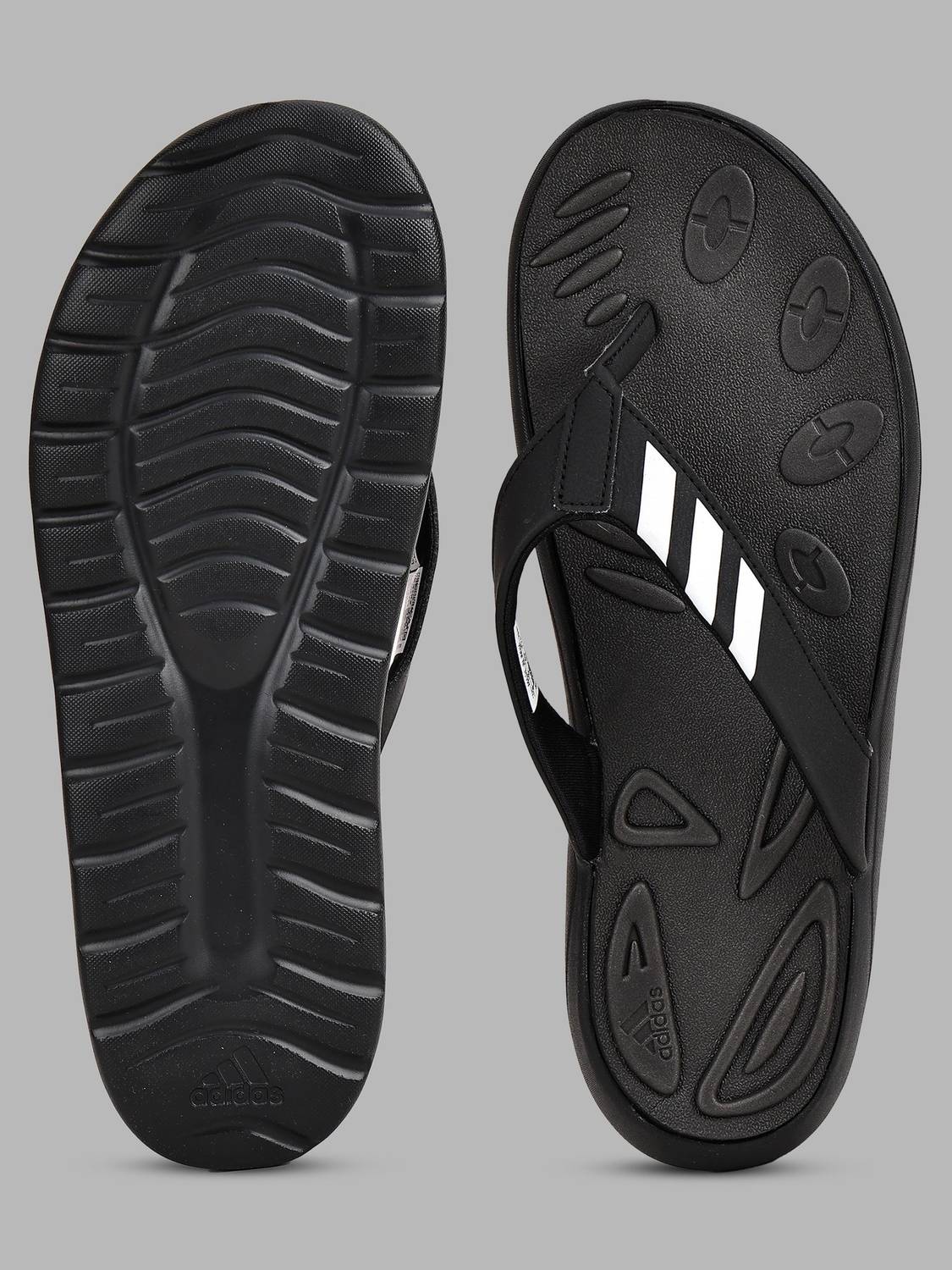 ADIDAS Unisex Black Flip Flops - Image 5