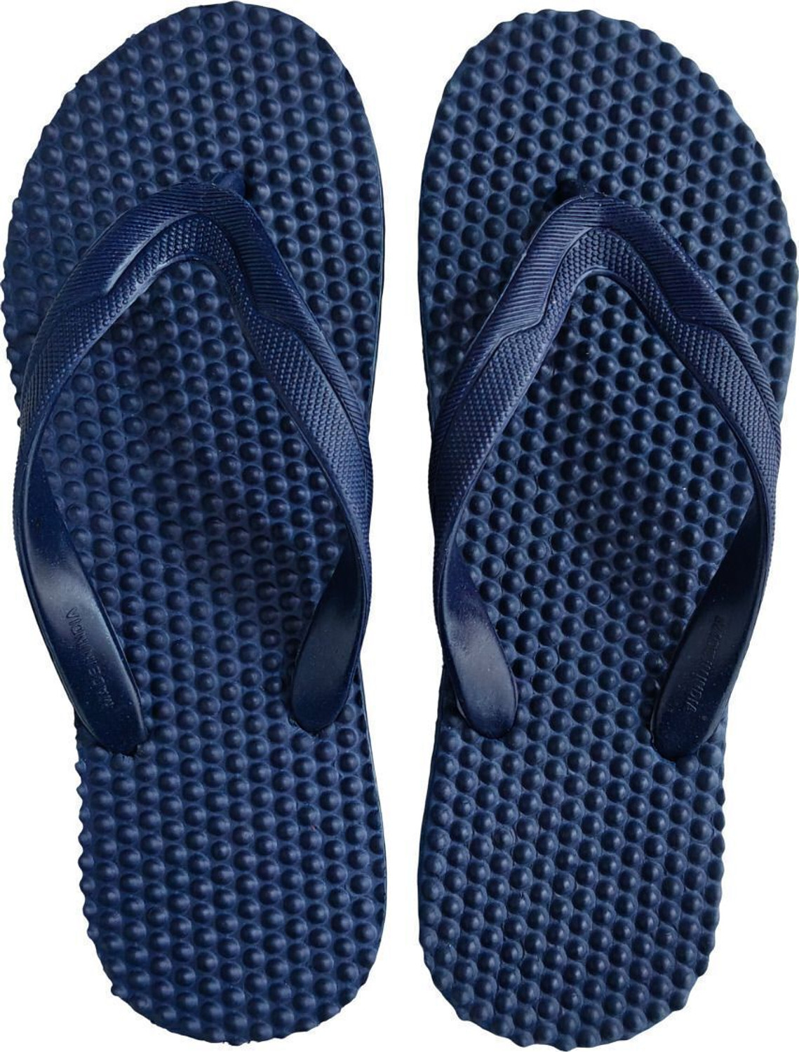 Image of BreeZy Men Men Health Massager Flip Flops Combo Pack of 2 Rubber Strap Daily Wear Slippers Slippers