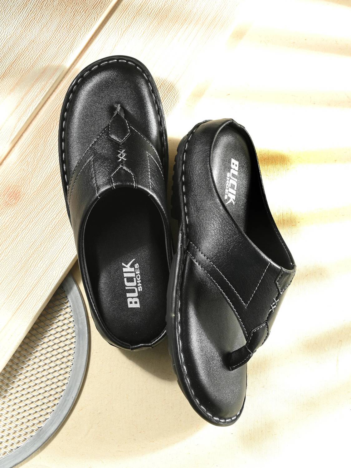 Bucik BCK10224 Lightweight Casual Soft Cushion Comfort Easy Solid Slip-On Men Casual