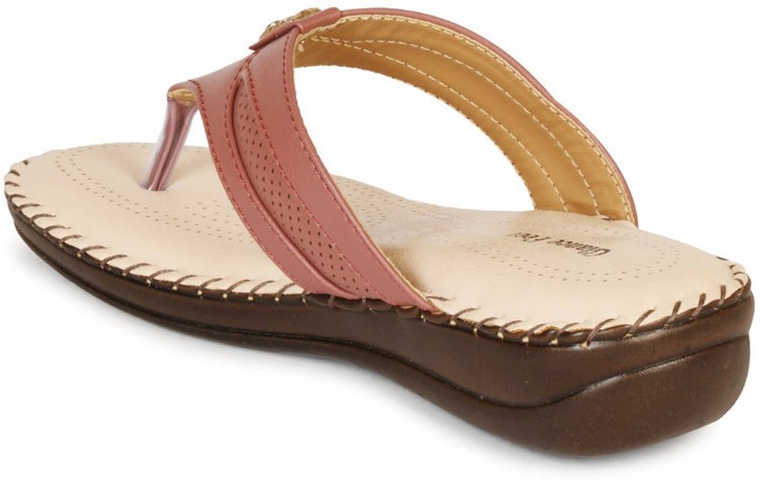 GLANCE FEET Women Pink Slippers - Image 4