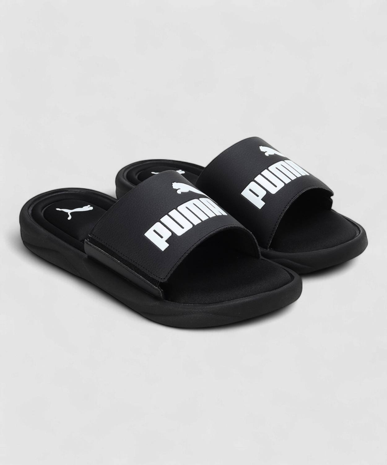 PUMA Men Royalcat Memory Foam Slides Black - Image 4