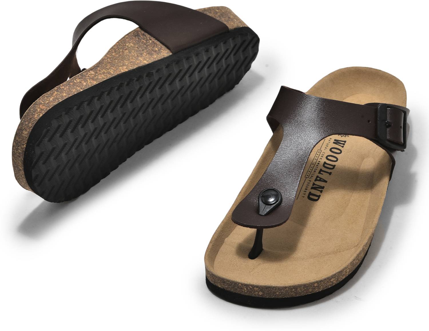 WOODLAND Men Soft Sole Home Wear Slippers - Image 5