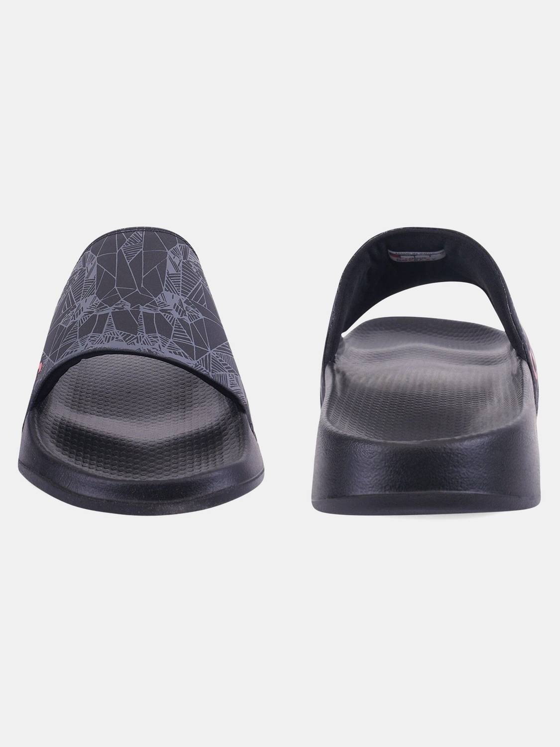 CAMPUS Men Black Slides - Image 4