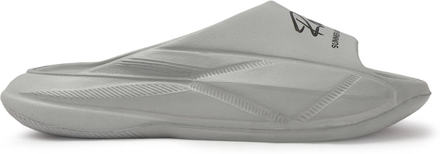Bootco Men Gray Slides - Image 5