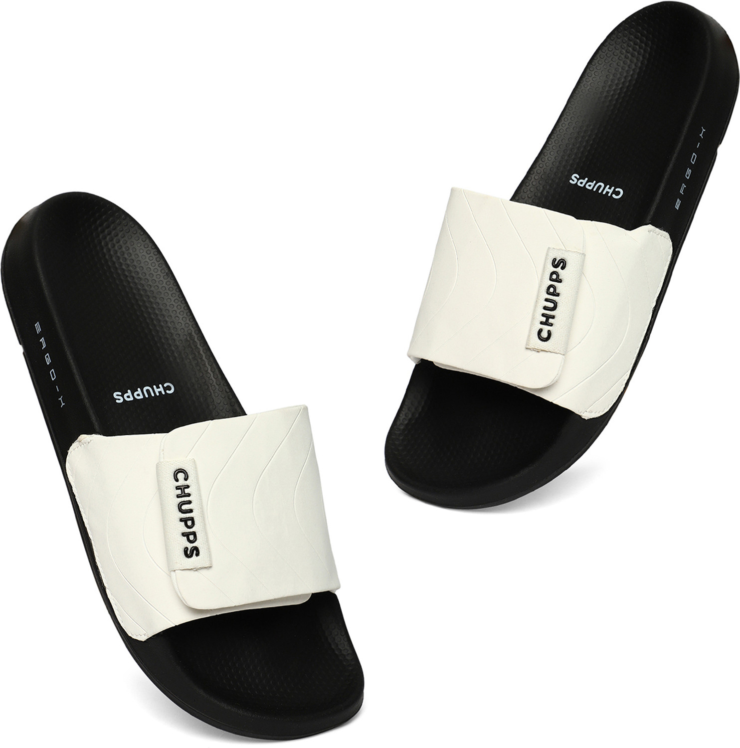 Image of Chupps Men Flow Orthopaedic Shock Absorbing Cushioned AntiSkid Slides