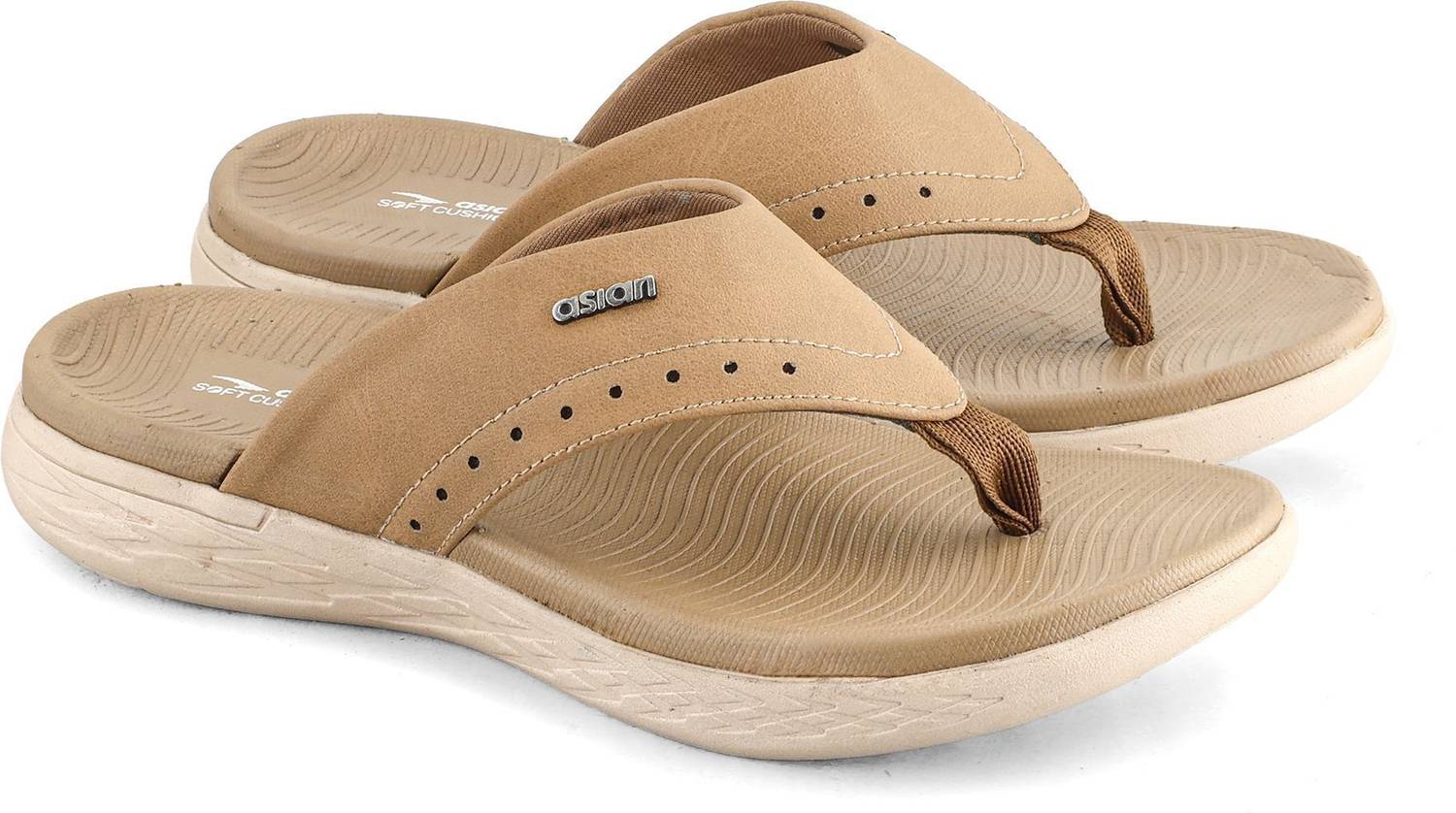 asian Men OrthoSoft Extra Soft Cushion Doctor Arch Support, Daily Use Slippers