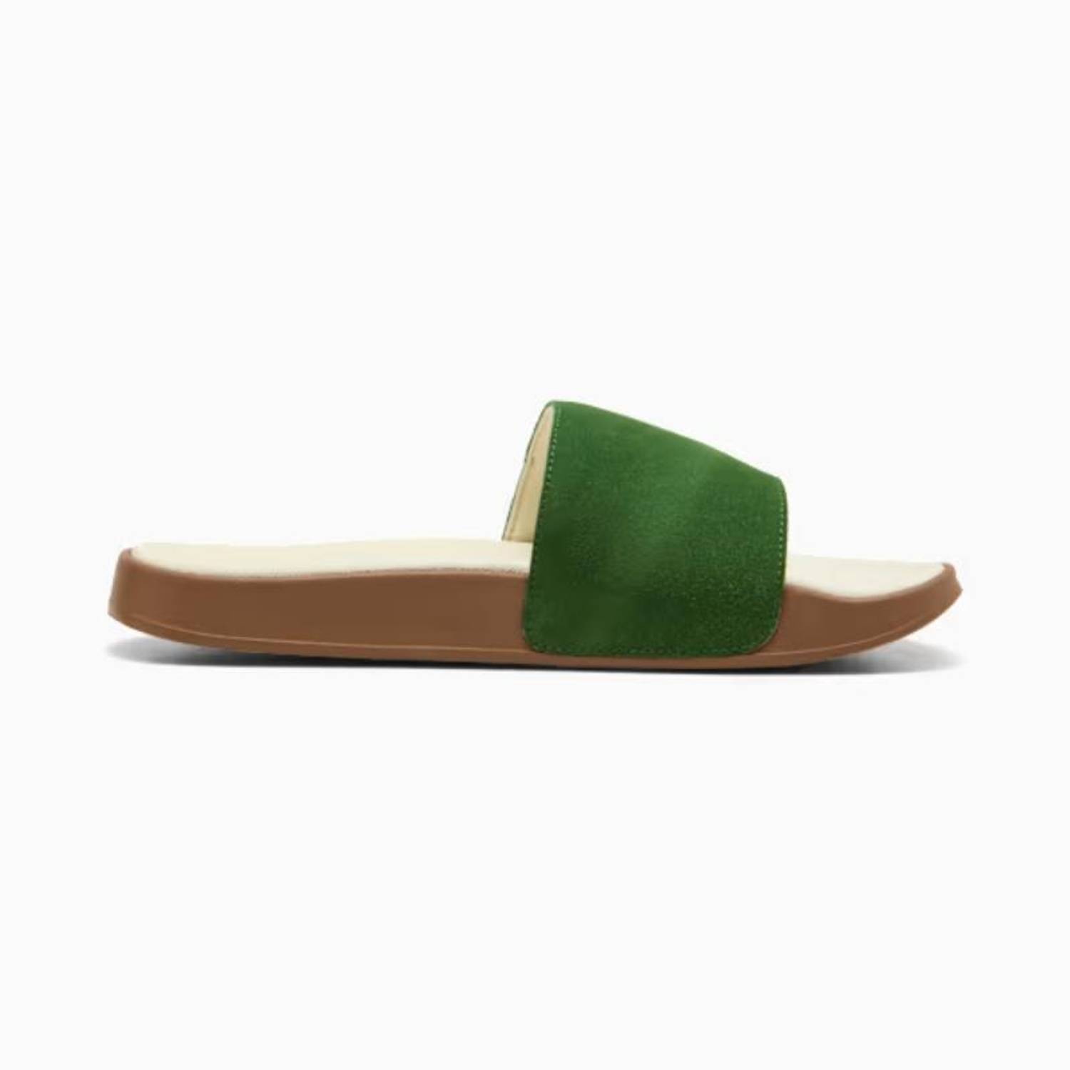 PUMA Men Green Slides - Image 2