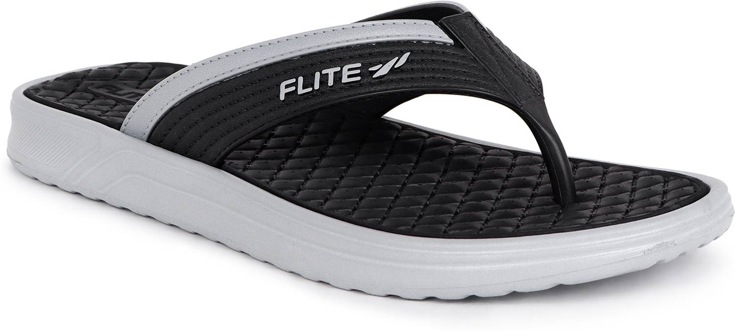 FLITE Men Gray Flip Flops - Image 2