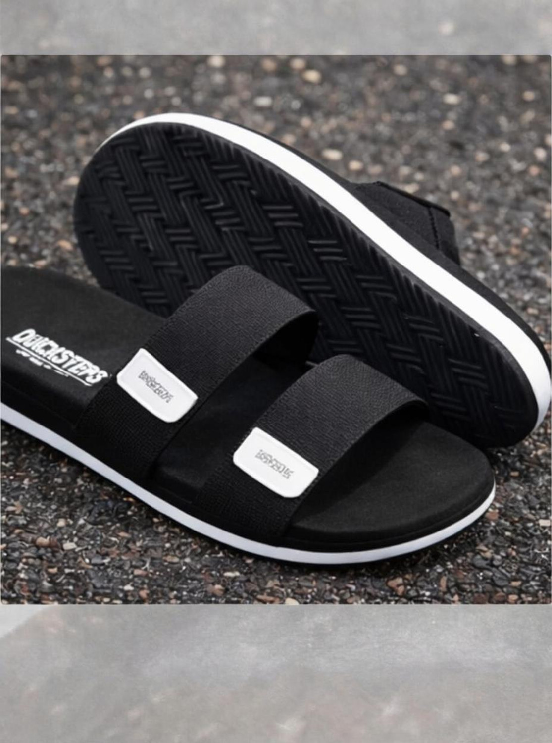 Image of QUICKSTEPS Men Slippers (Black, 10)