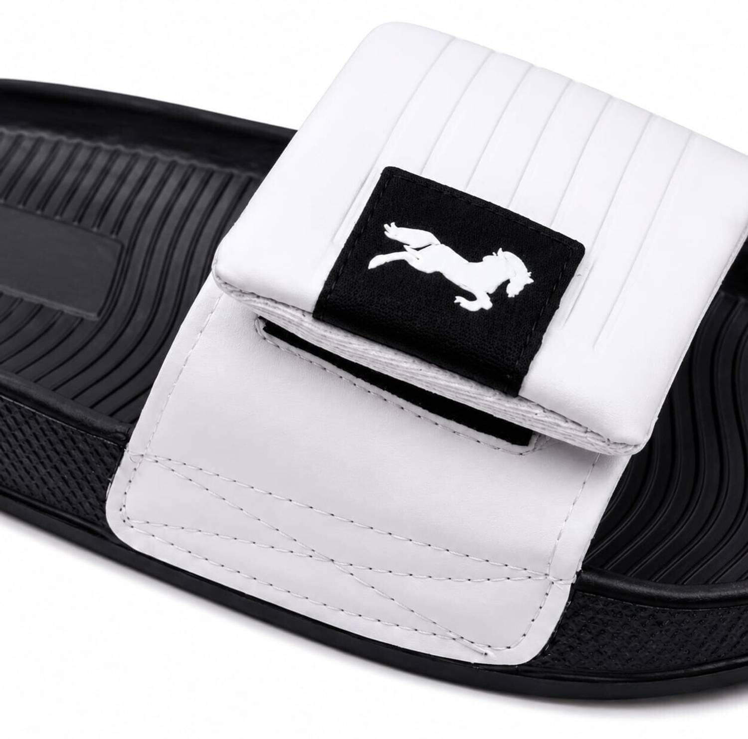 zolto Men White Flip Flops - Image 3