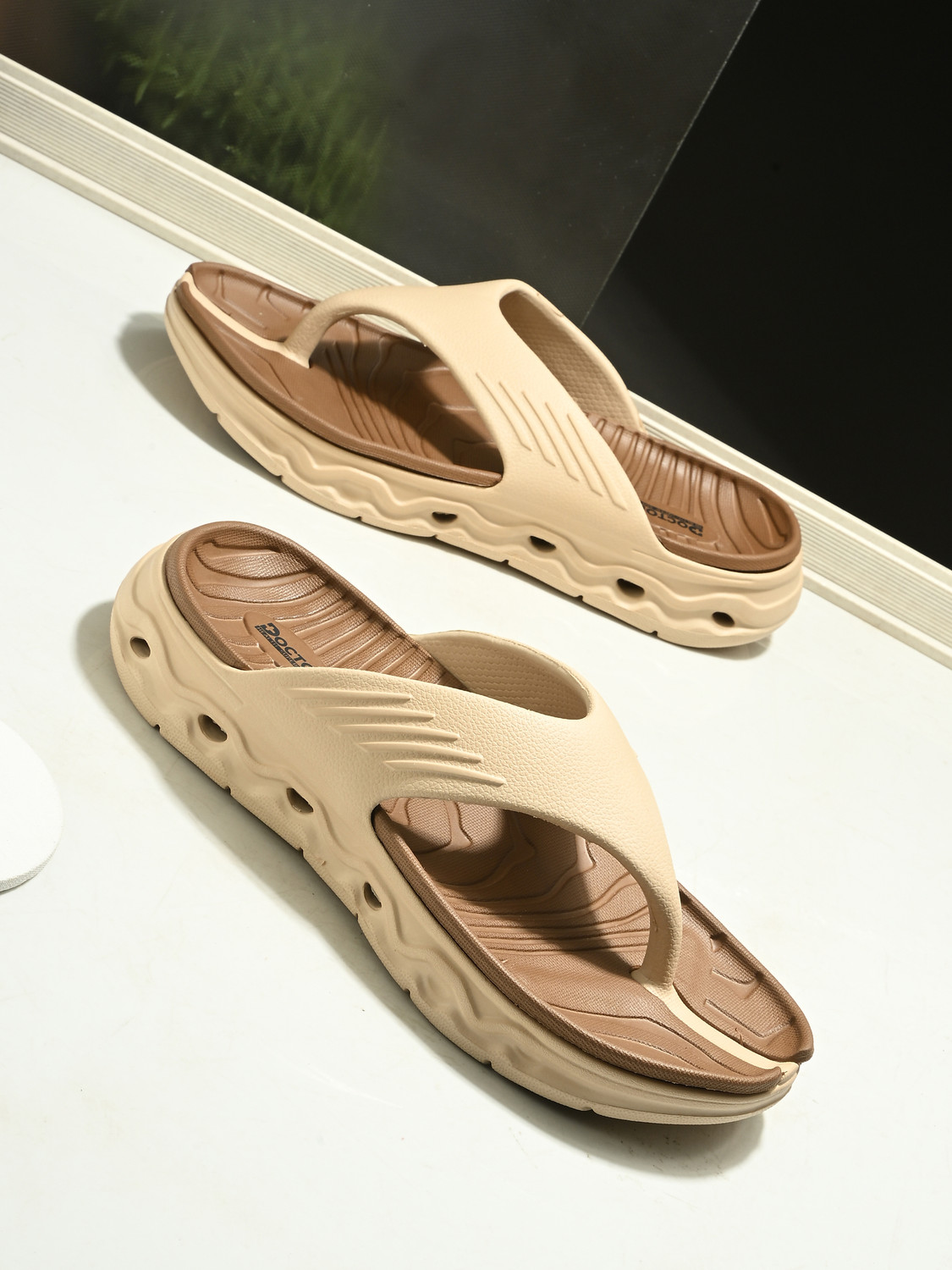Image of Doctor Health Super Soft Men Orthopedic Comfort|Soft Cushion|Lightweight|Anti-Skid|EVA Sole Slippers