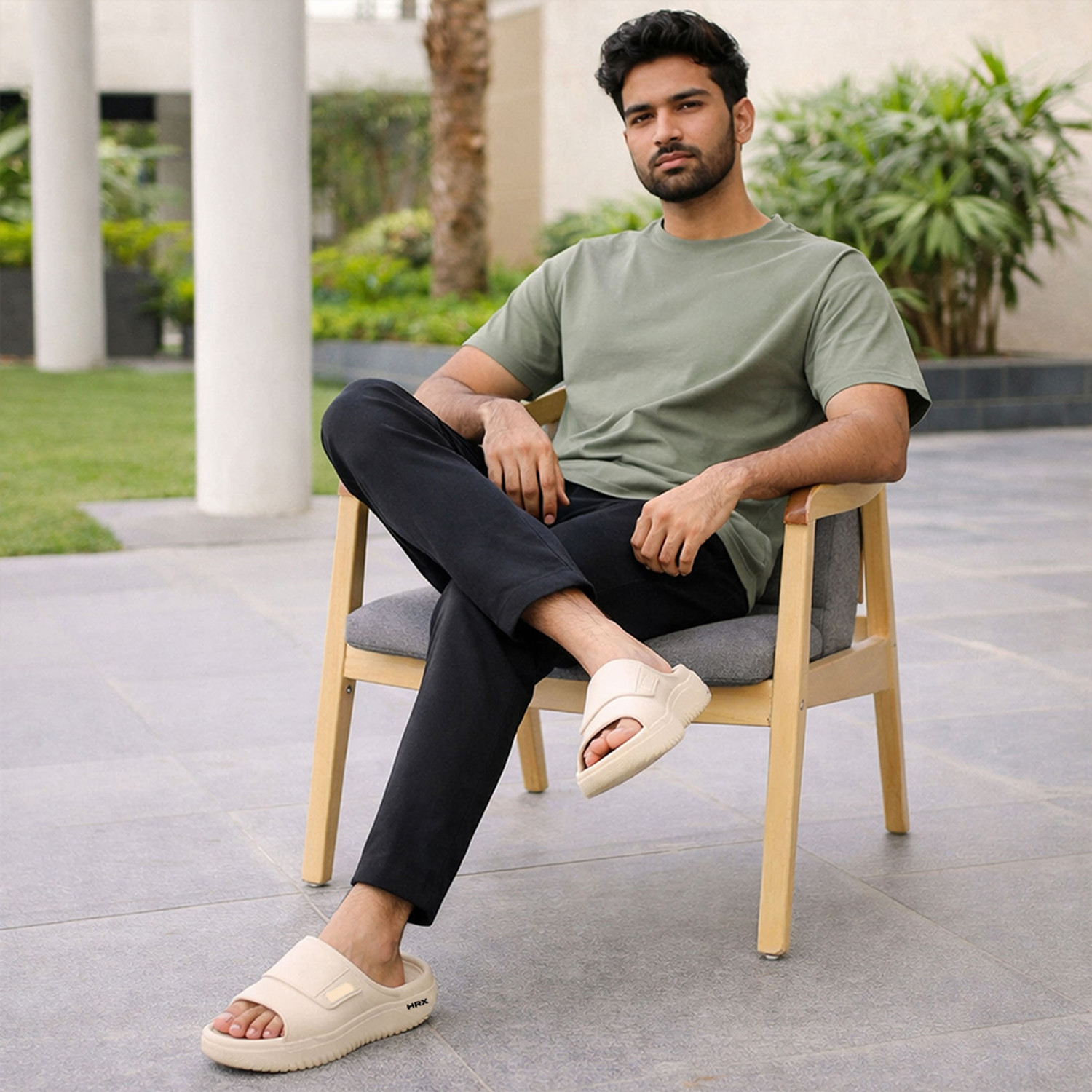 Image of HRX by Hrithik Roshan Men Flip Flops