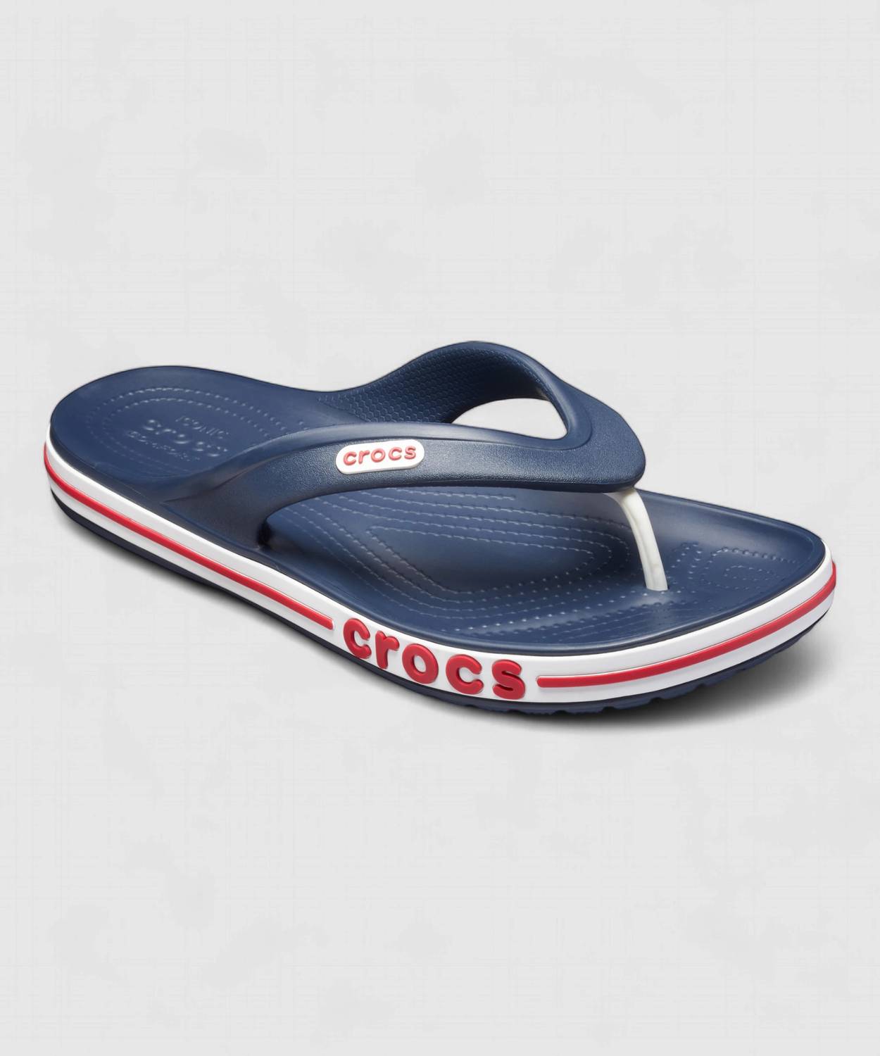 CROCS Unisex Bayaband Flip Flops Blue - Image 3