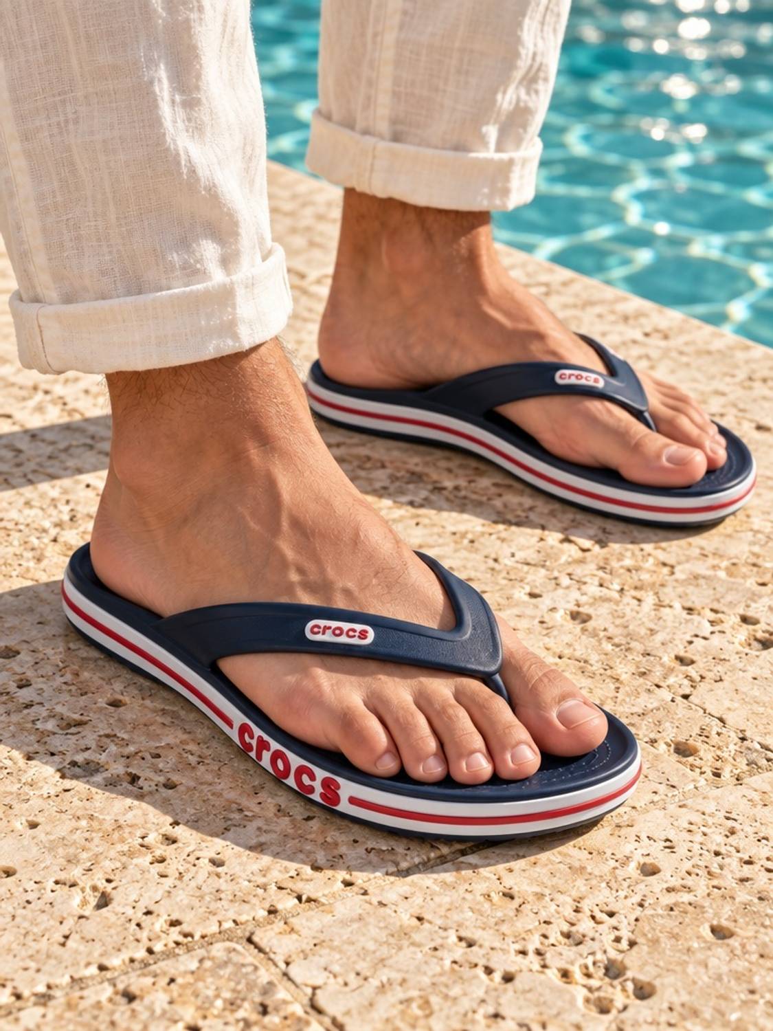 CROCS Unisex Bayaband Flip Flip Flops