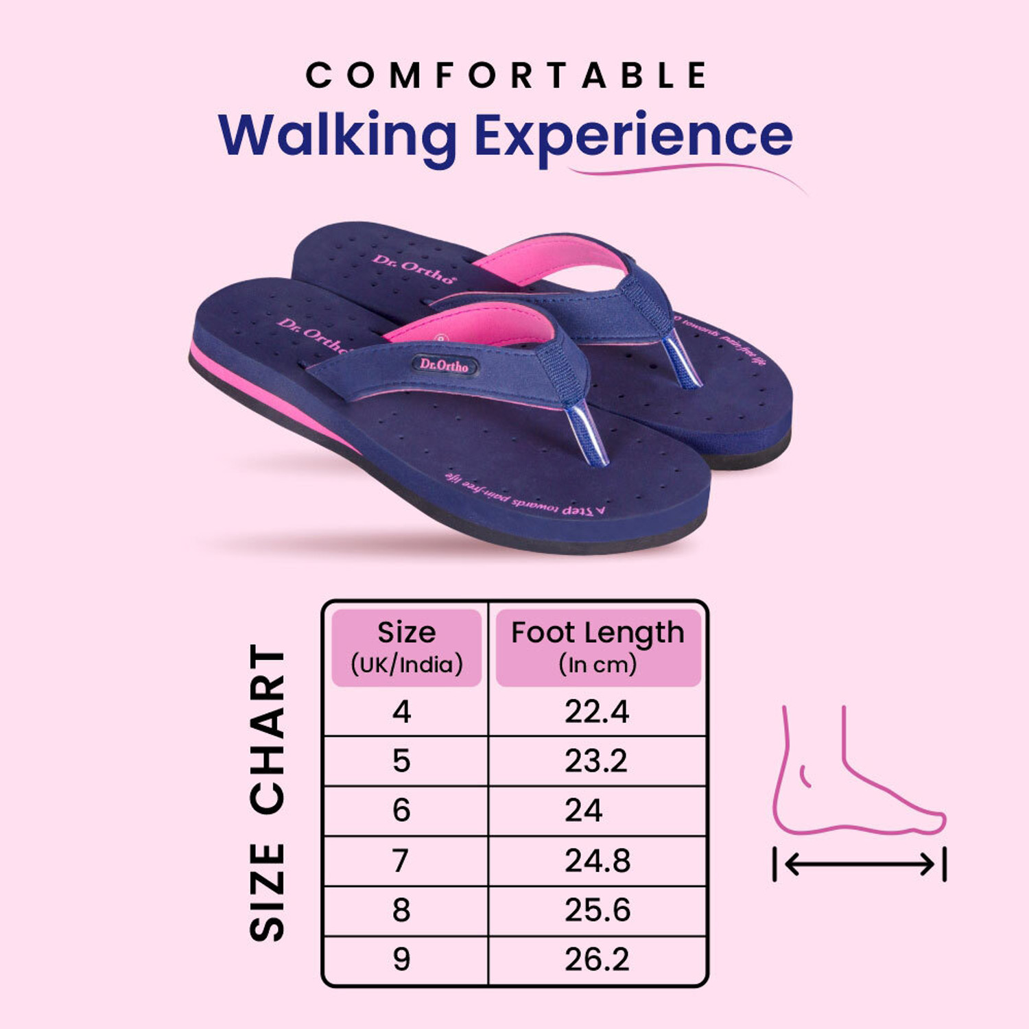 Image of Dr. Ortho Women Extra Soft Slippers