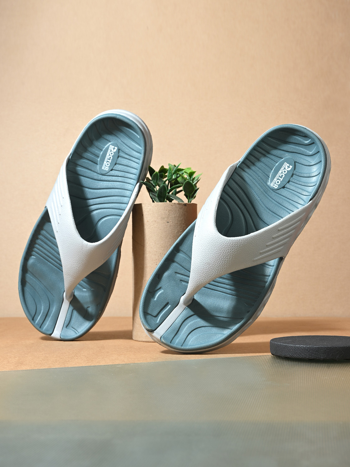Image of Doctor Health Super Soft Men Soft Footbed|Lightweight|Anti-Slip|Comfort|Flexible Sole|Daily Use Slippers