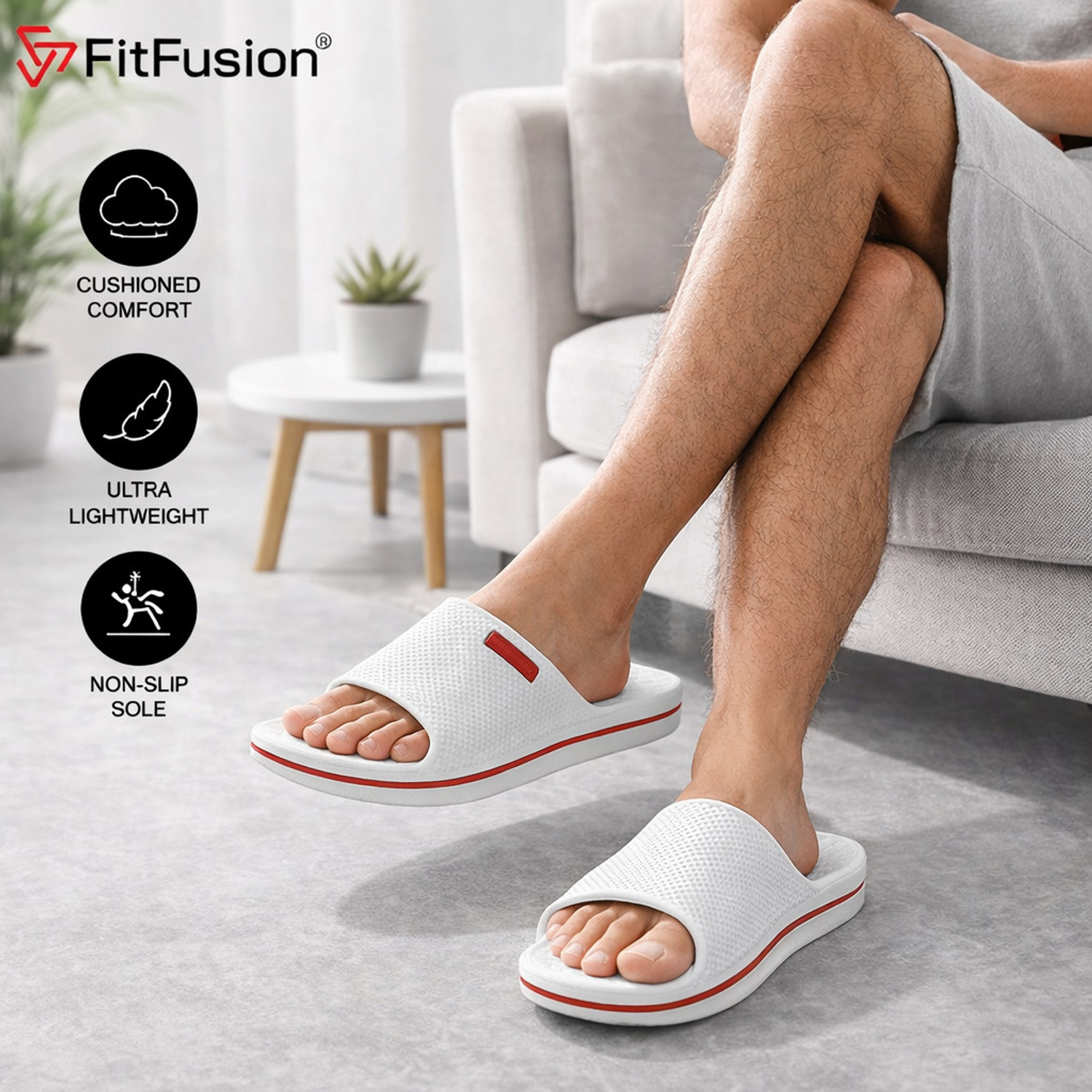 Image of FitFusion Men Slides
