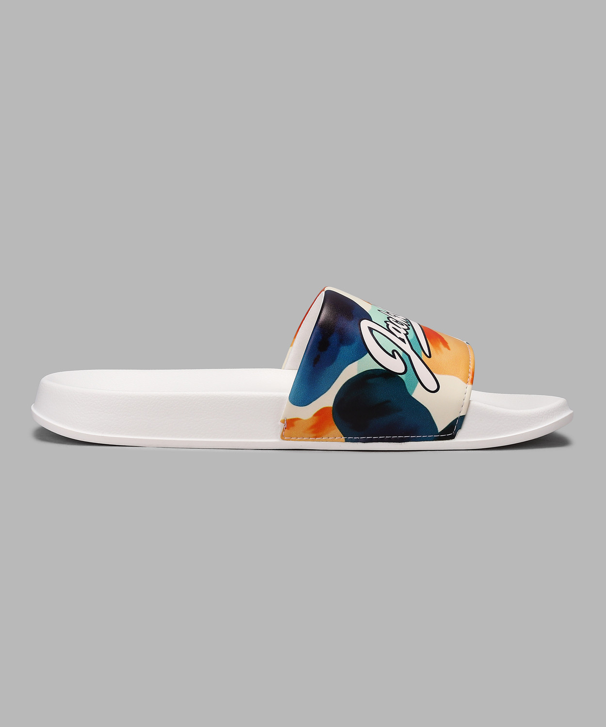 Image of JACK & JONES Men Slides (Black, 10 Euro)