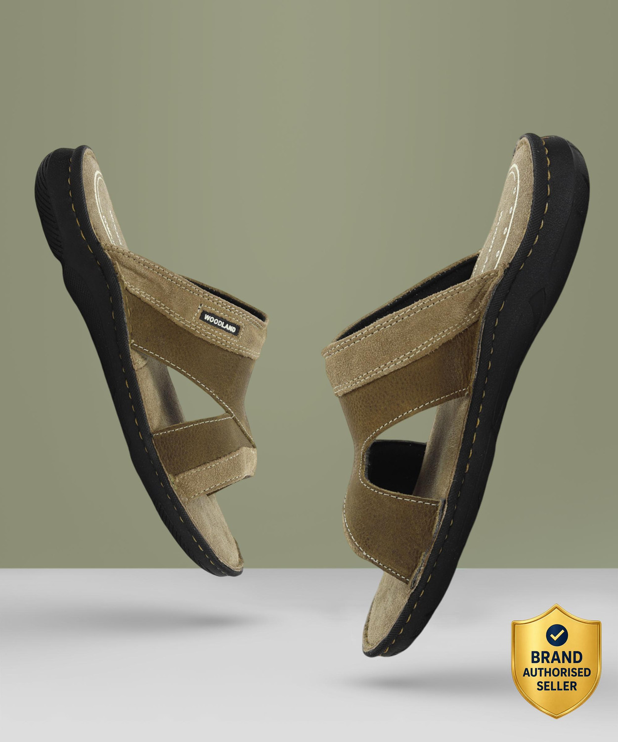 Image of WOODLAND Men Comfortable Soft Sole Lightweight Home Wear Slippers