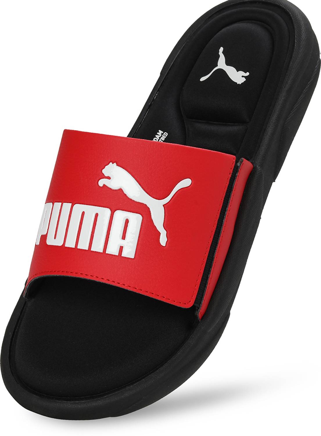 PUMA Men Royalcat Memory Foam Slides Black - Image 3