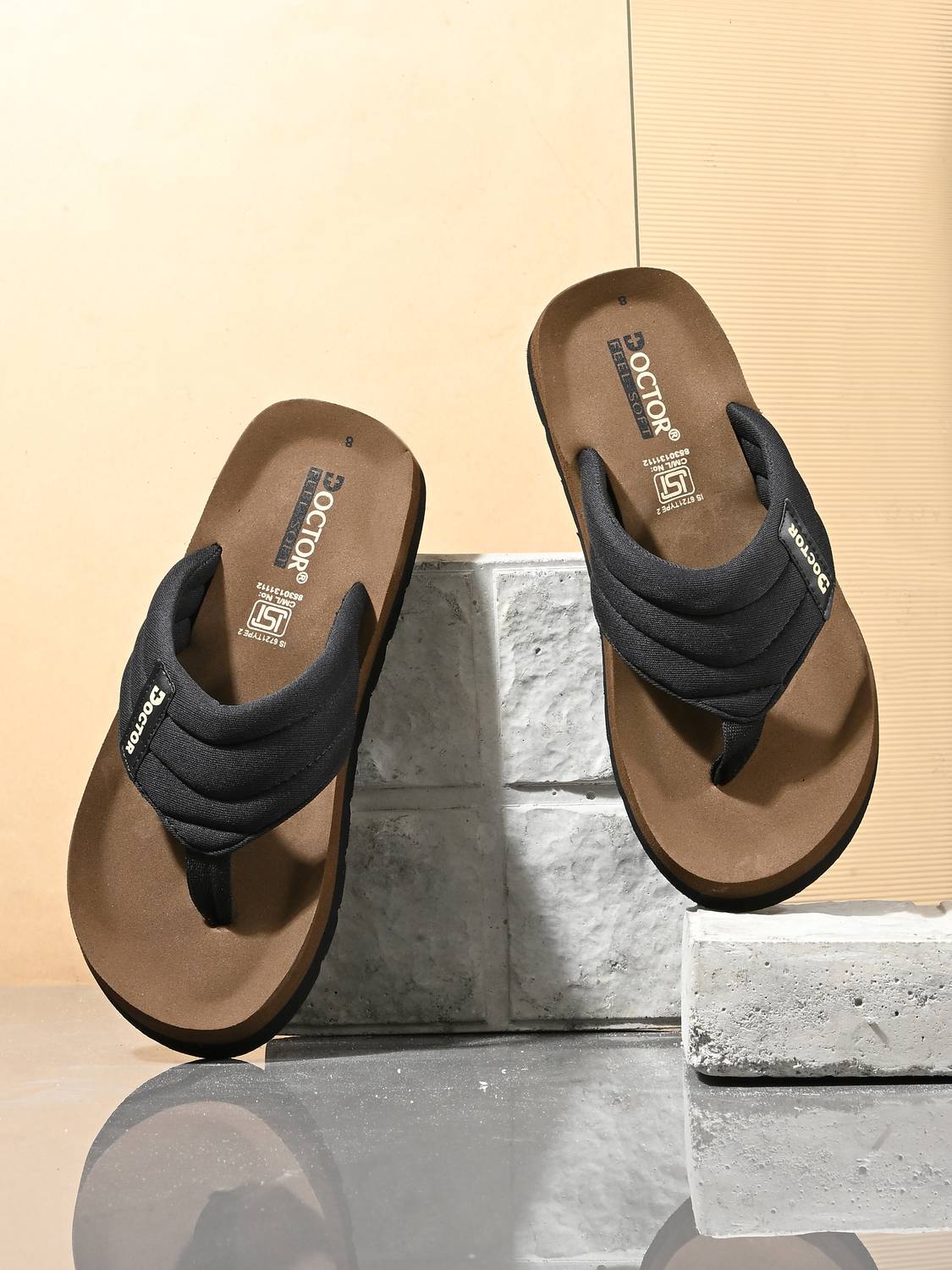 Doctor Feel Soft Men Lightweight Slippers - Image 4