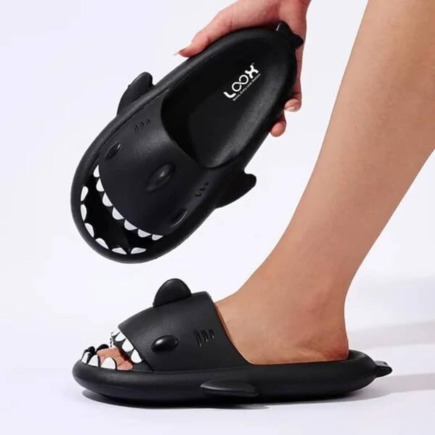 Loox.In Men Gray Slides - Image 4