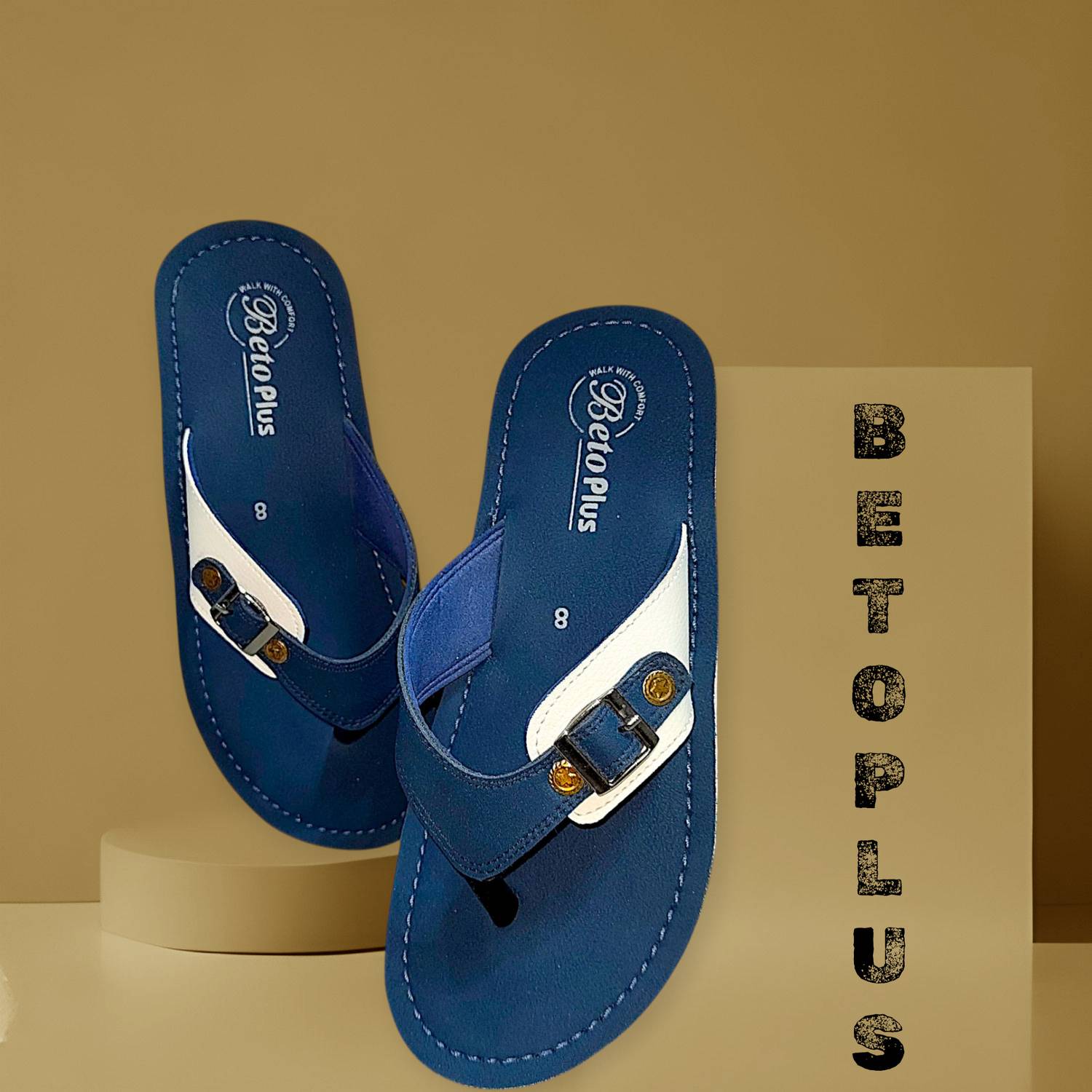 Beto Plus Men Flip Flops