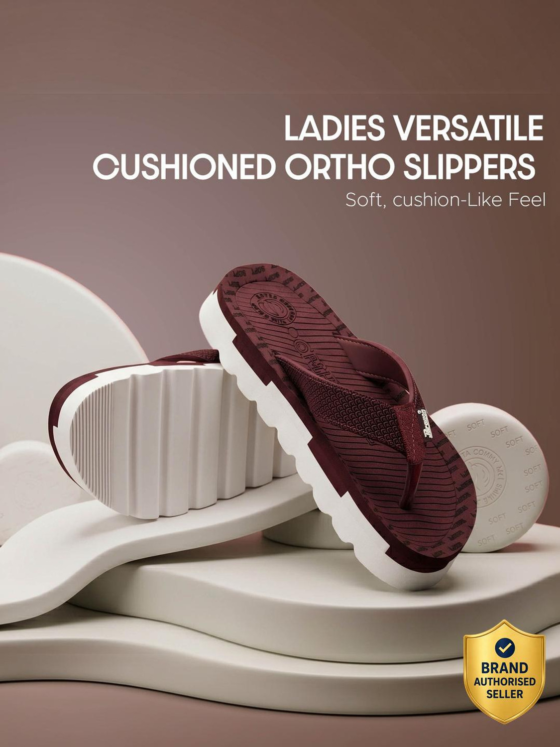 Image of Paragon Women Orthopedic Strong Grip Arch Support Foot Pain Relief Flip Flops