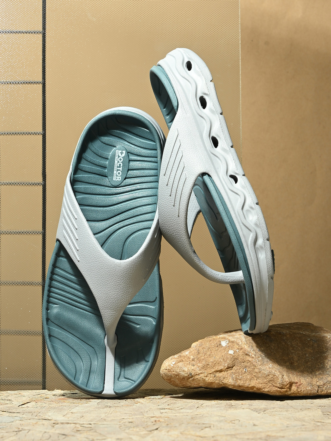Image of Doctor Health Super Soft Men Soft Footbed|Lightweight|Anti-Slip|Comfort|Flexible Sole|Daily Use Slippers