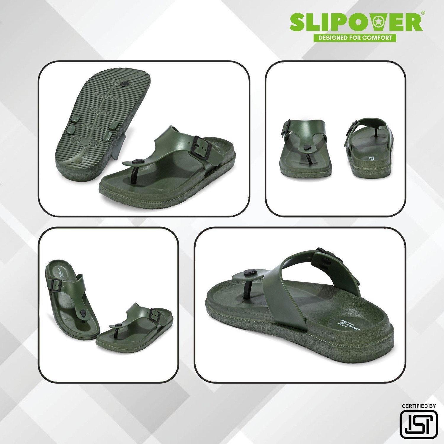 Image of slipover Men Soft Trending Comfortable Chappal Lightweight Casual Slippers for Daily Wear Flip Flops