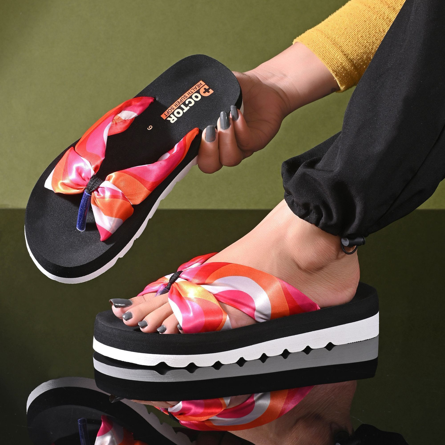 Image of Doctor Health Super Soft Women | Classic Ultra Soft | Cushion | Comfortable|Premium|Stylish|Trendy Slippers