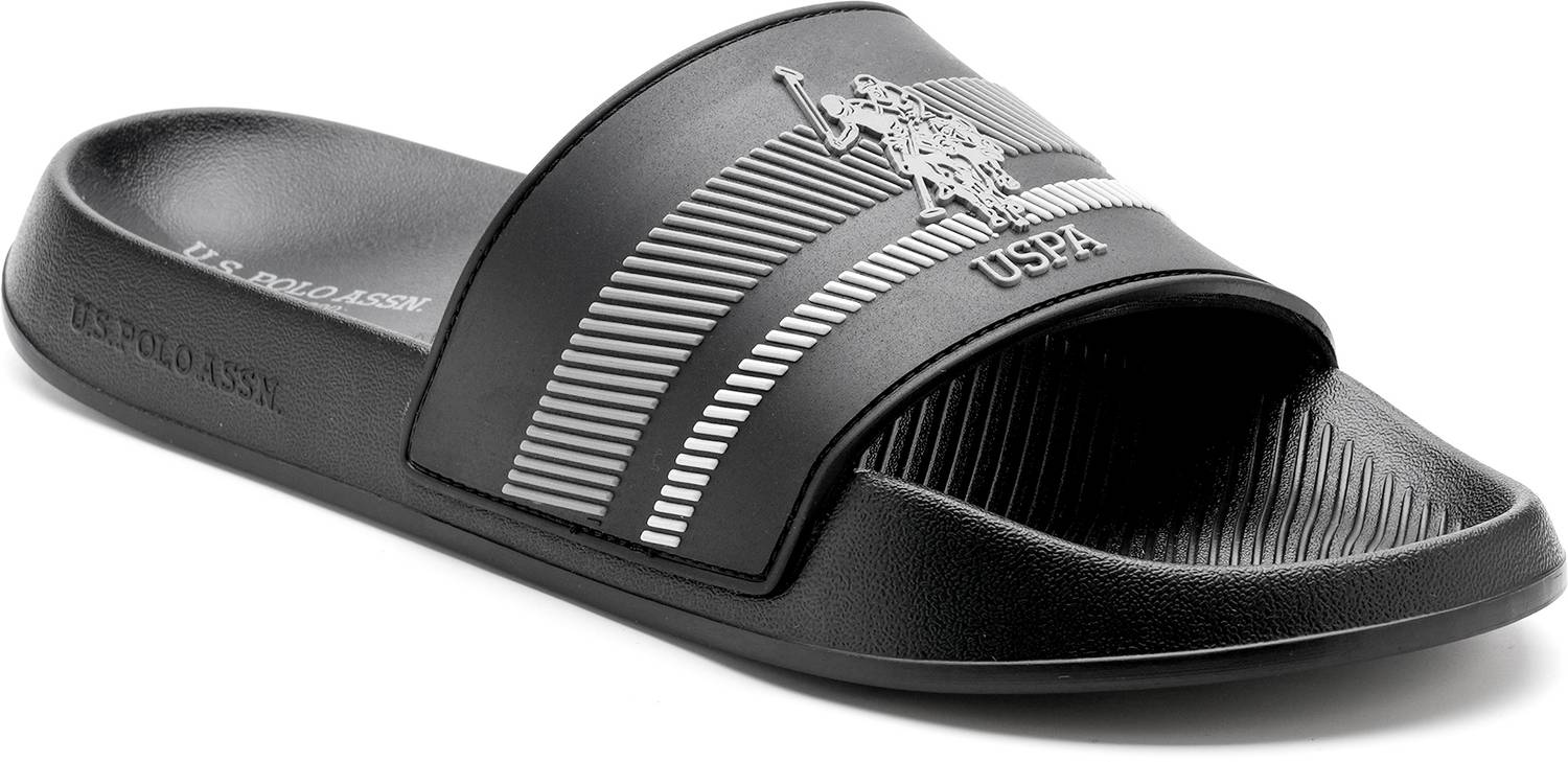 U.S. POLO ASSN. Men Black Slides - Image 3