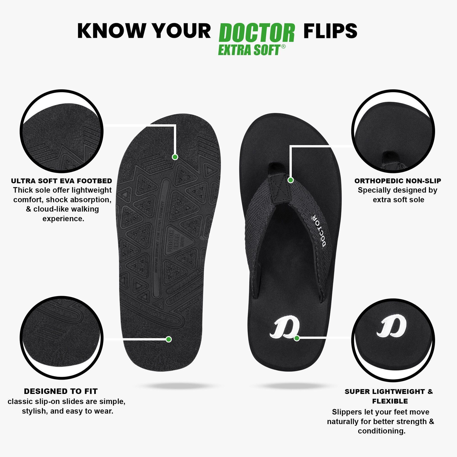 Image of DOCTOR EXTRA SOFT Men Slippers