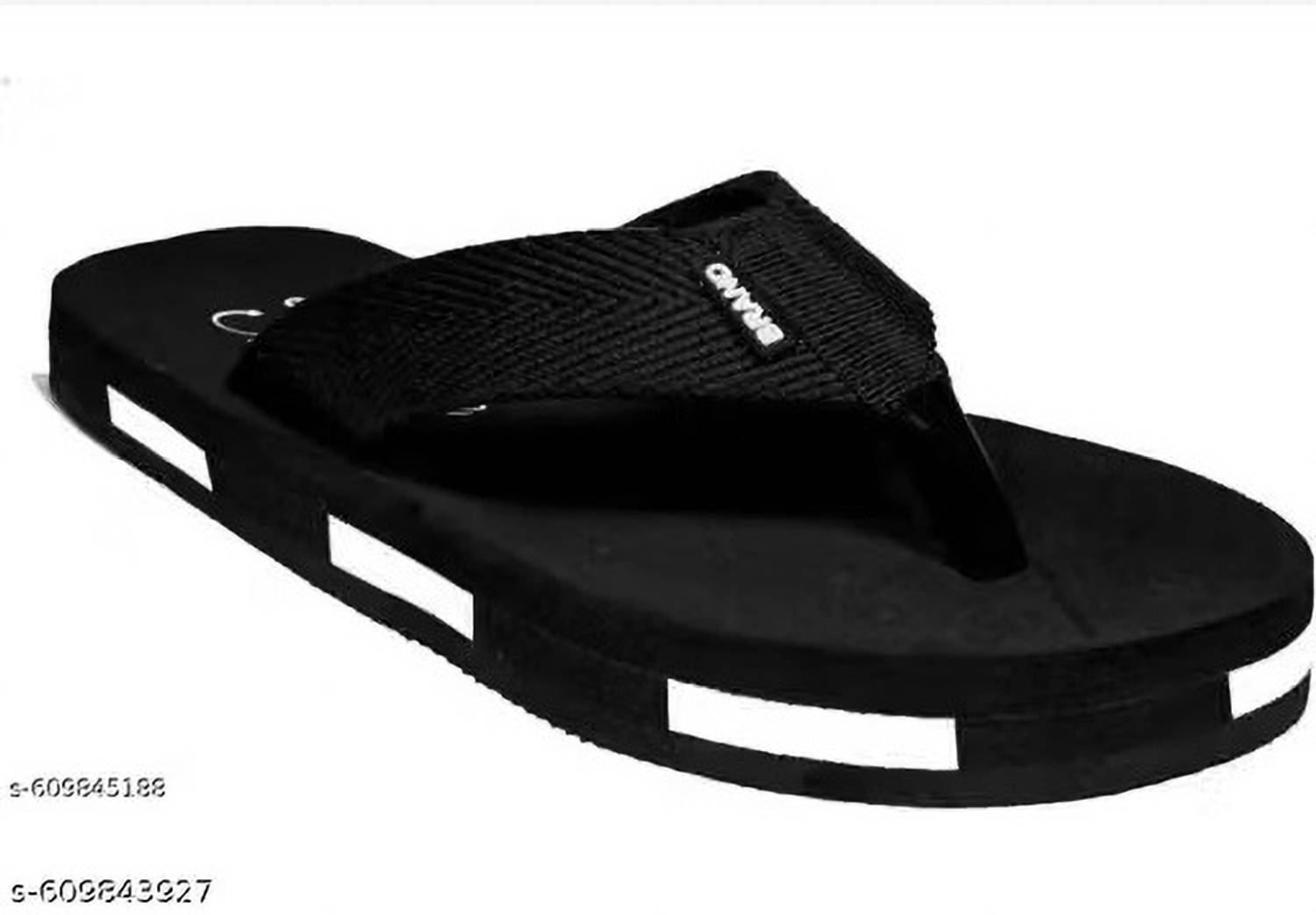 Styleedge Men Black Flip Flops - Image 2