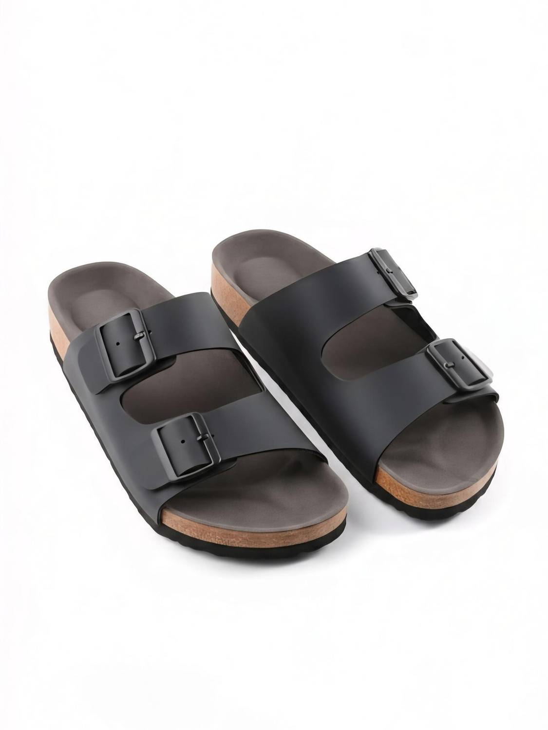 JACKLOOSTEPS Men Slippers Black - Image 1