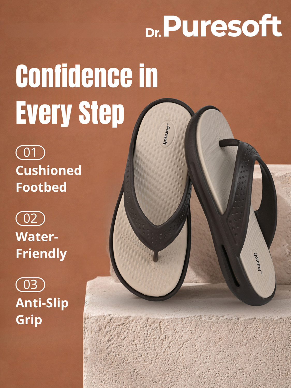 Image of Dr.Puresoft Men Flip Flops