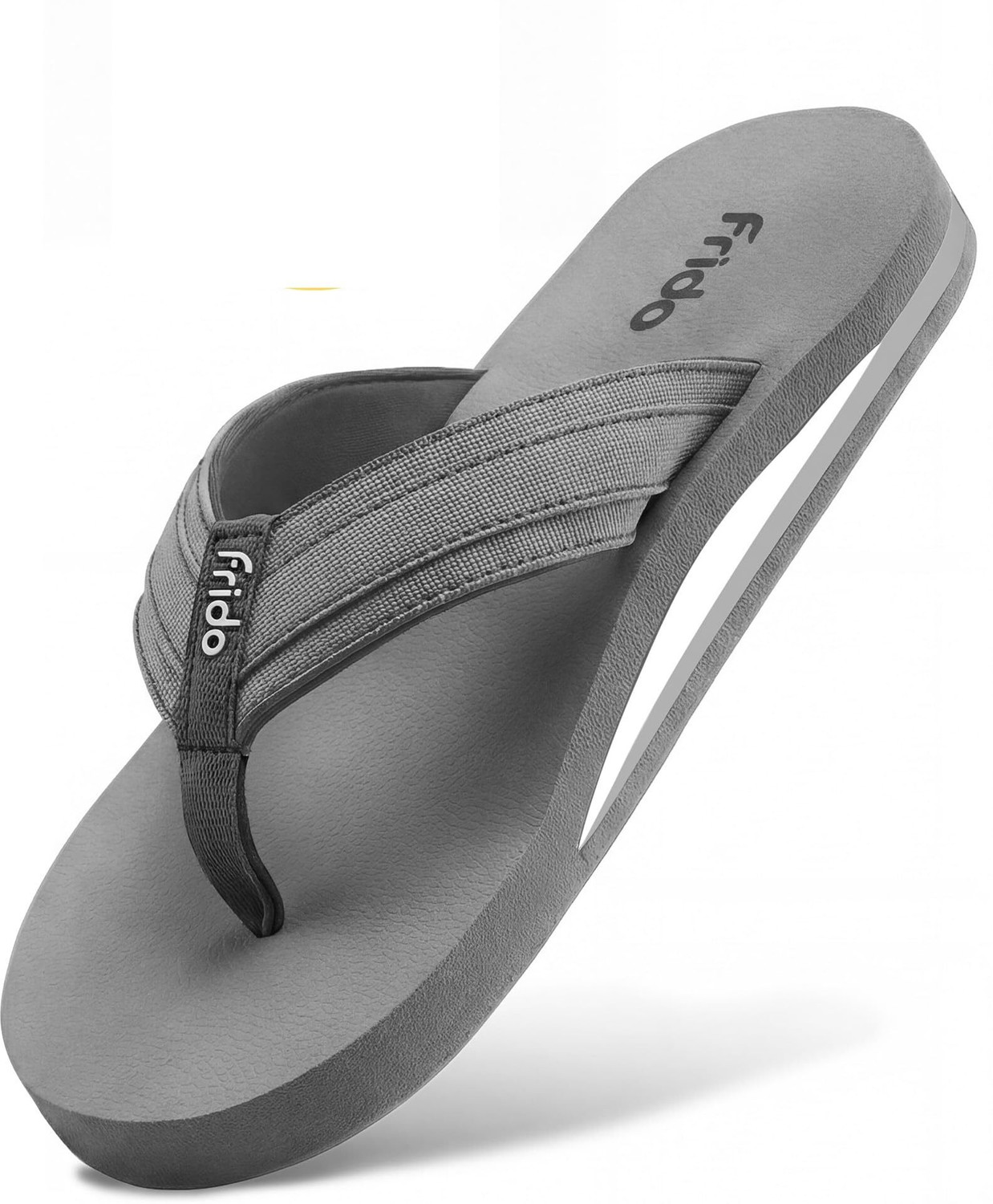 Image of Frido Unisex Cloud Comfort Arch Support Orthopedic Soft Home Chappal with Anti-Skid Sole Slippers