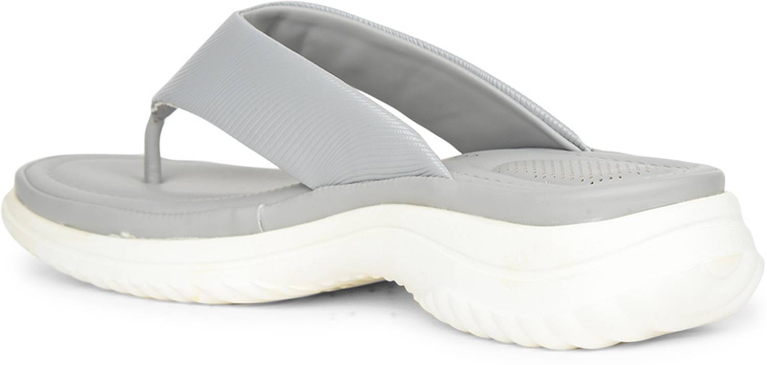 Bata Women Gray Slippers - Image 3