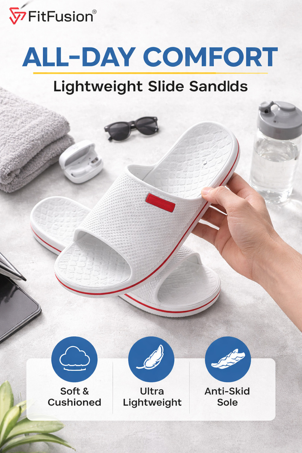 Image of FitFusion Men Slides