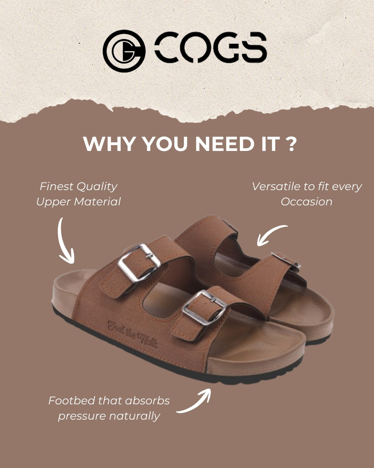 Image of Cogs Men Flip Flops