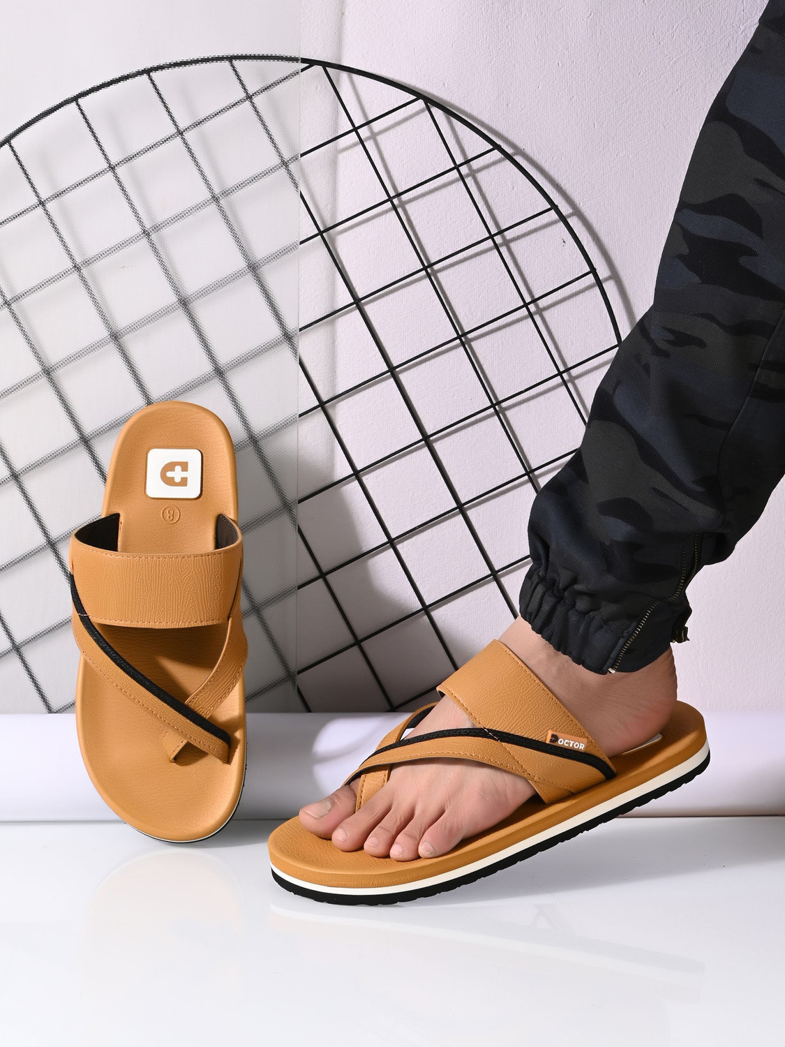 Image of DOCTOR FEEL SOFT Men Doctor Recommended Slippers for Men | Orthopedic Soft Sole Slippers