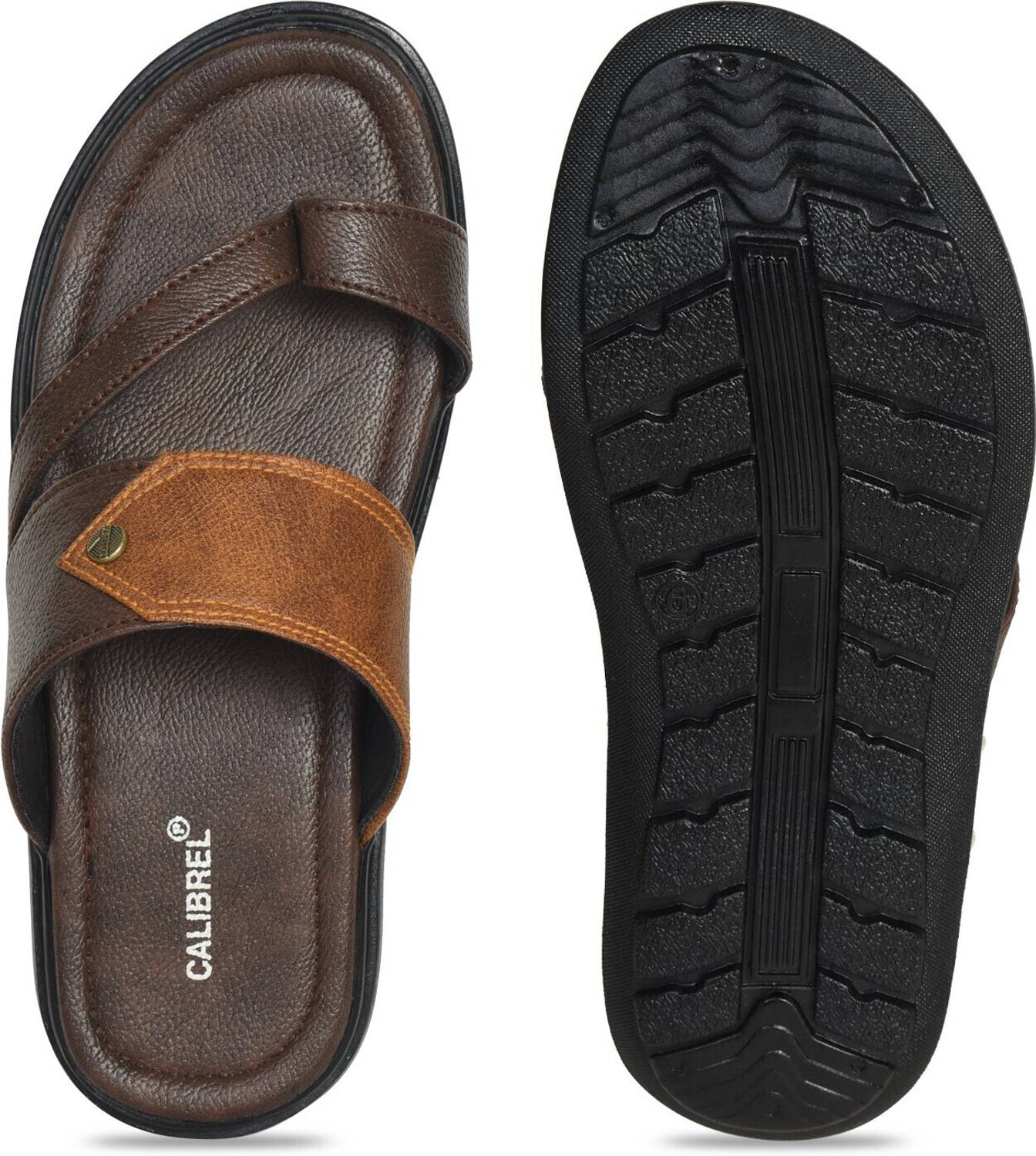 CALIBREL Men Brown Slippers - Image 5