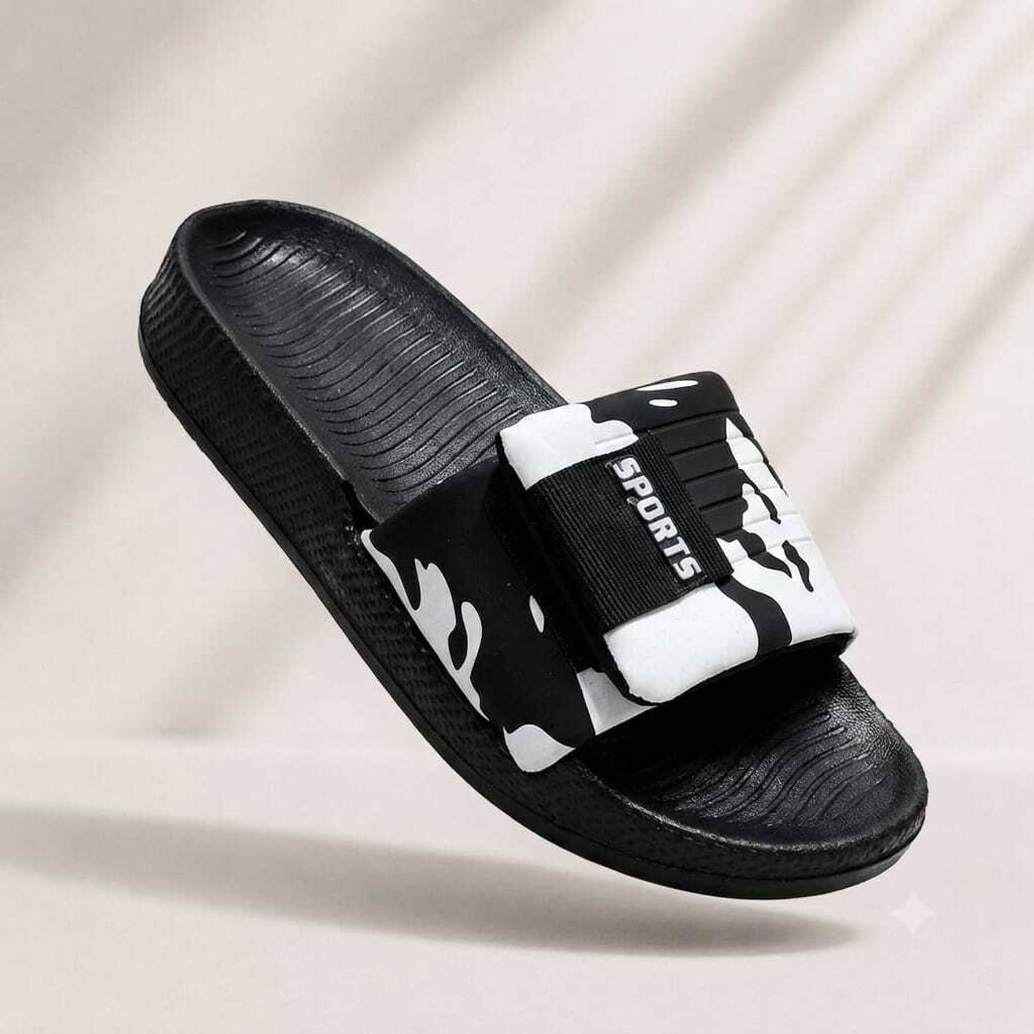 WOWSER Men Black Slides - Image 2